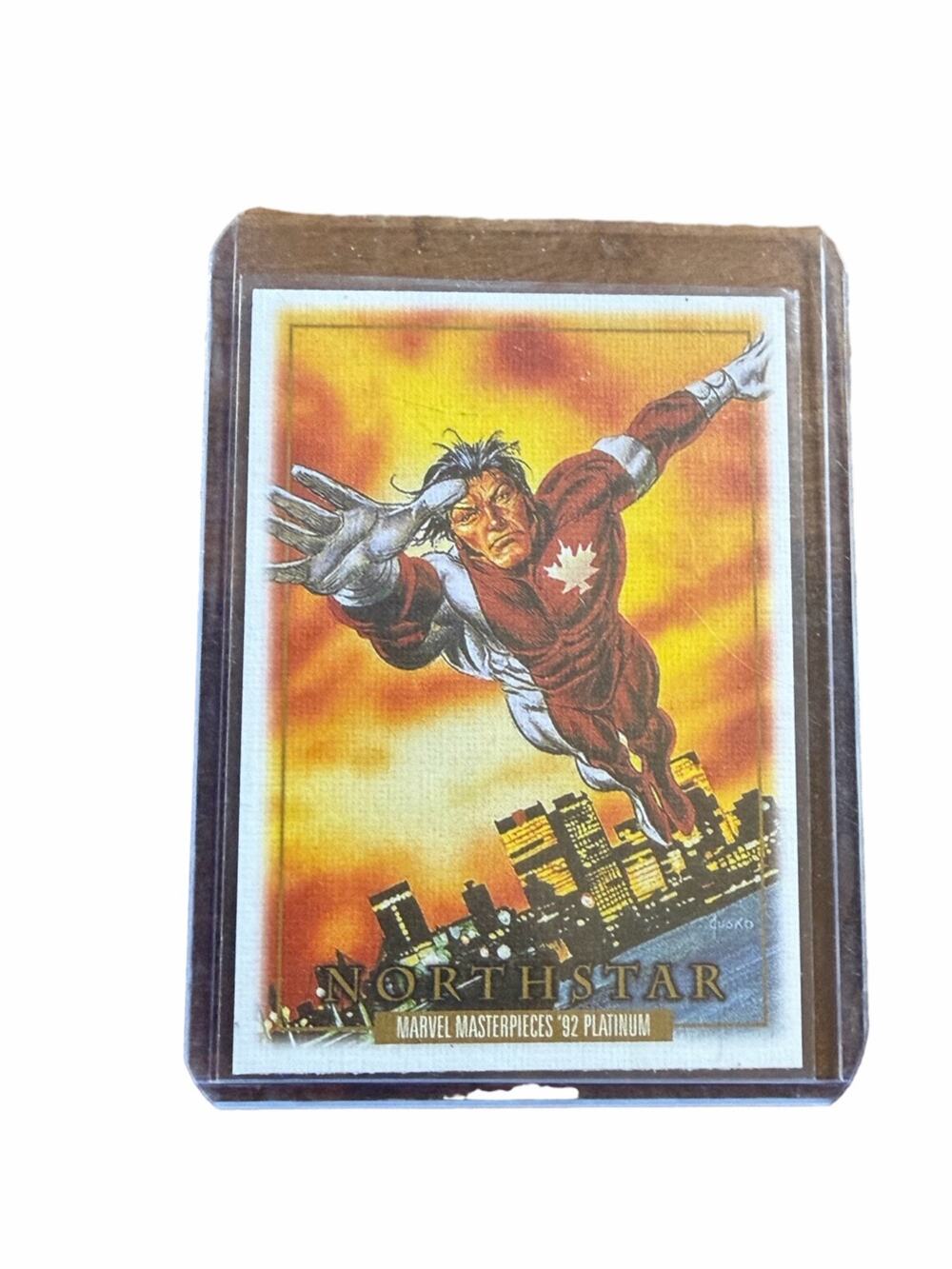 2024 Upper Deck Marvel Masterpieces '92 Platinum #69 Northstar Canvas